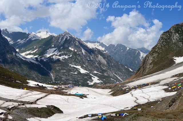 Tents view of Wawajan from the Top