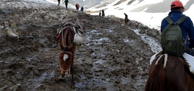 Only Road for trekker as well as horse