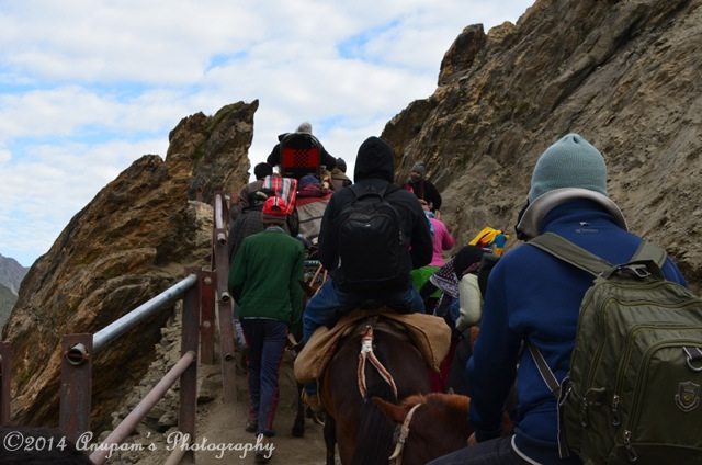 Scary Road to Sangam Top