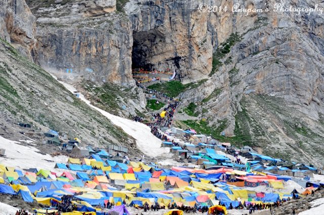 Holy Cave above the camp-town