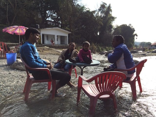 Ideal setting for a breakfast 