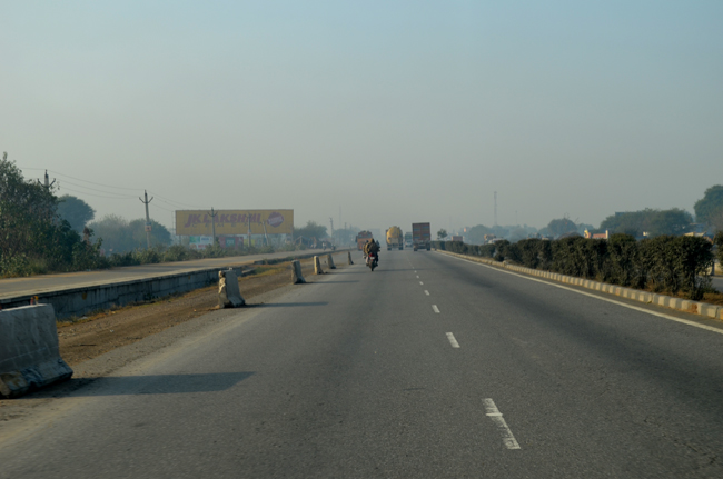 NH - 8 - there was no fog