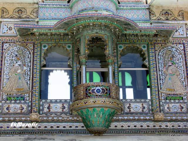 Mor Chowk at City Palace, Udaipur.