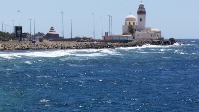  A mosque on the shore