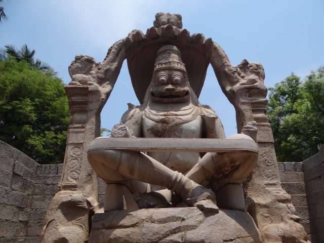 A statue of Narasimha 