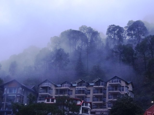 Shrouded in fog... Kasauli
