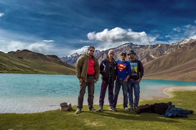 Together at Chandratal