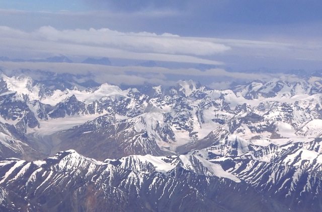 A glacier is visible on the left side of the picture....