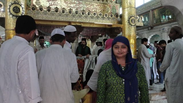 Tulika at the Dargah