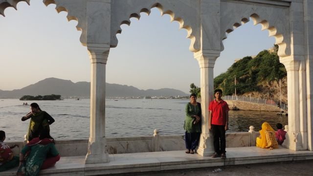 The fifth Baradari at Anasagar Lake