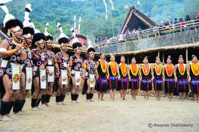 A moment from Hornbill Festival of Nagaland