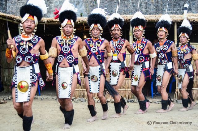 A moment from Naga Tribal Dance