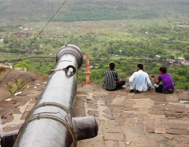 Longest cannon of the fort kept at the top facing first Gate