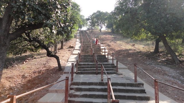 Steps at Chaunsath Yogini temple