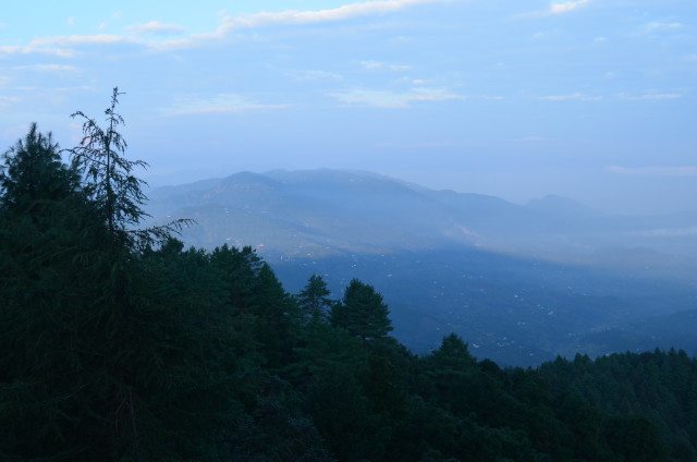 Panoramic View of the Kumaon Hills