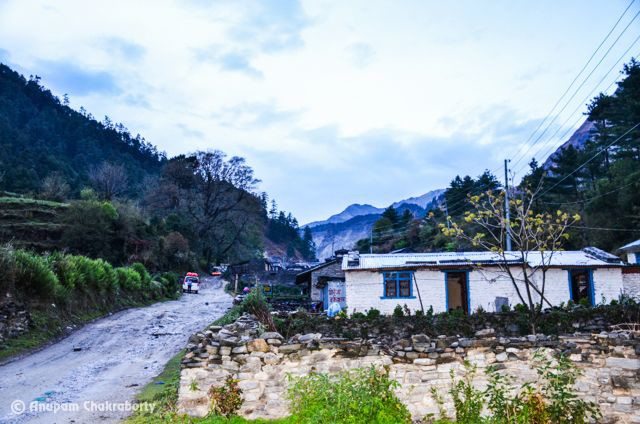 Permits Checking Point at Ghasa