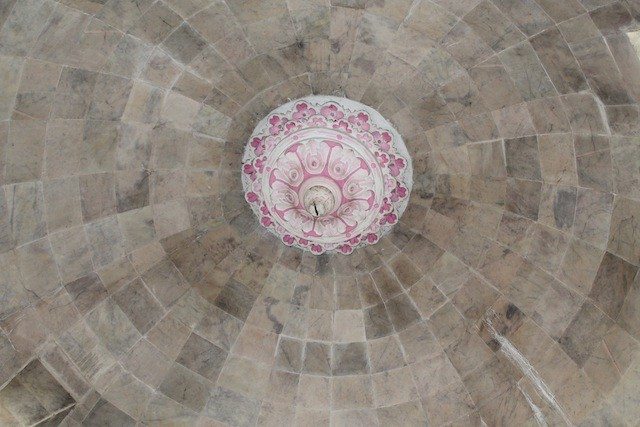 Ceiling of Jal Mandir