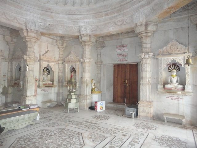 Inside a Jain Temple on way
