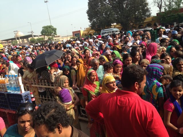 Rush at Wagah Border
