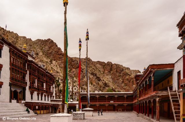 Courtyard of Hemis Monastery