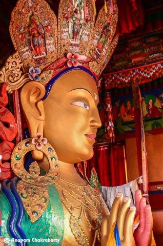 Maitreya Buddha from another angle