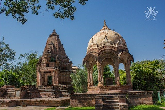 Majestic tomb inside the devals (cenotaphs) of Maharaja Shri Jaswant Singh
