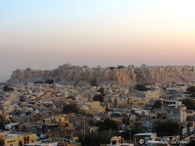 Sonar Kila, the Golden fort from the Sunset Point
