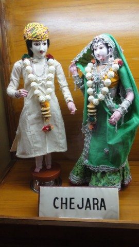 The chejaras in their traditional wear @ Poddar’s haveli