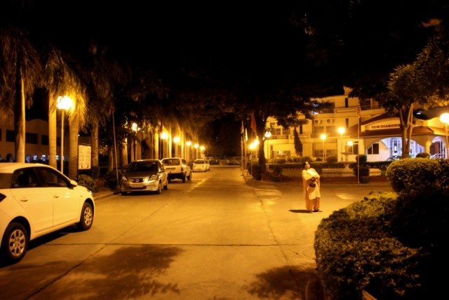 शांतिवन परिसर, आबू रोड का एक दृश्य