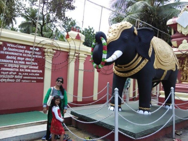 Statue outside Kudroli Temple-1