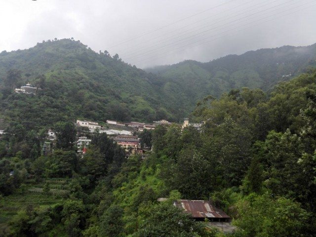 In the lap of nature