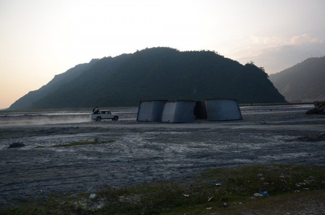 River bed of river Torsha