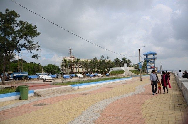The new walkway from old Digha to new Digha