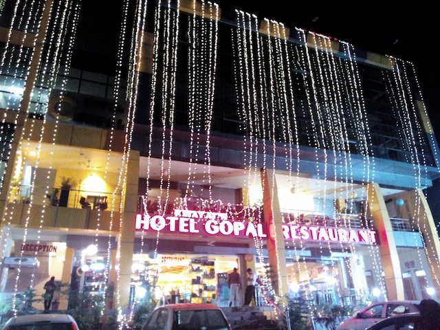 Hotel Gopal and Restaurant at Chambi, NH-20, where we put up
