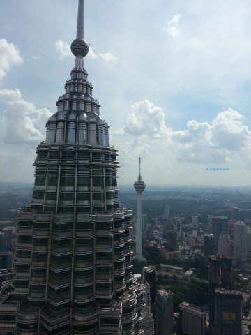 KL Tower from the top