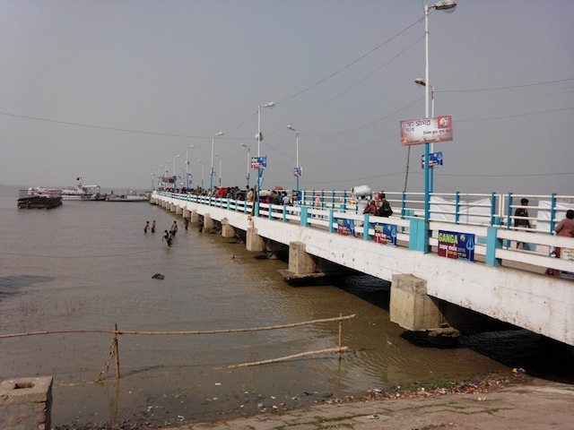 The long bridge upto the jetty