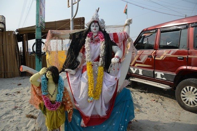 Idol of another Goddess graced the surrounding