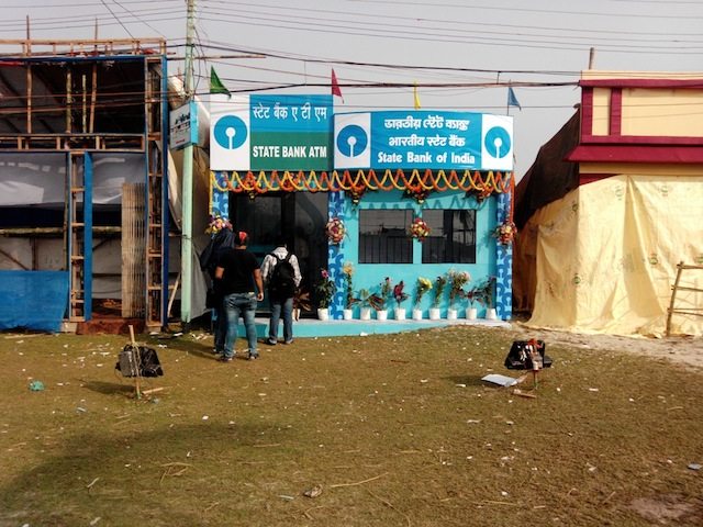 The SBI ATM. This item can be found anywhere and everywhere