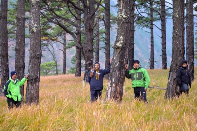 We the four at Dong Plateau.