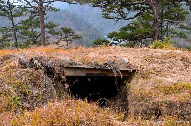 A bunker at Dong of 1962 Indo-China War