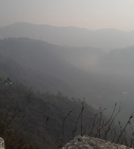 Early Morning view from Bhimtal Mountains