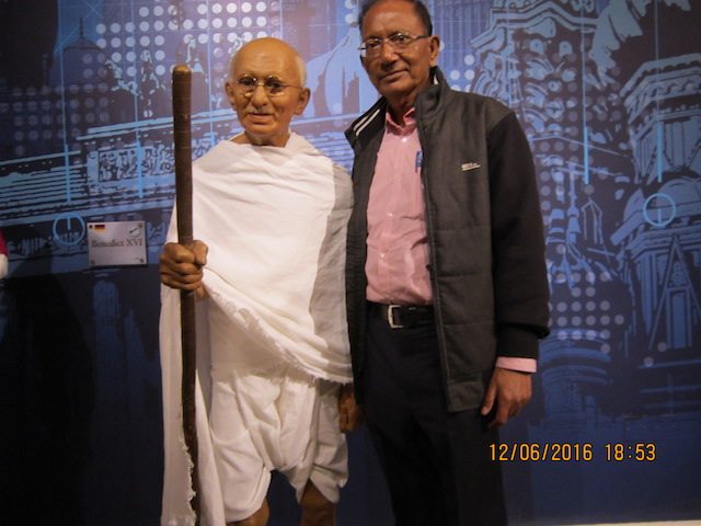 Gandhi ji at Madame Tussauds Museum