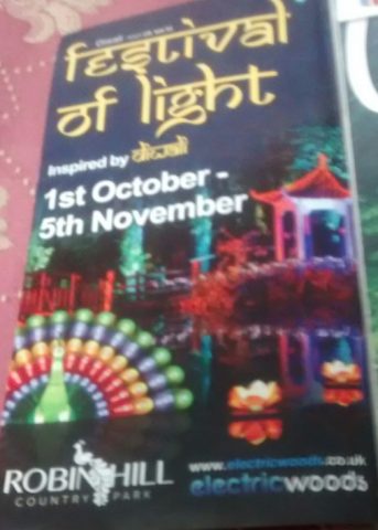 Festival of lights at Isle of Wight